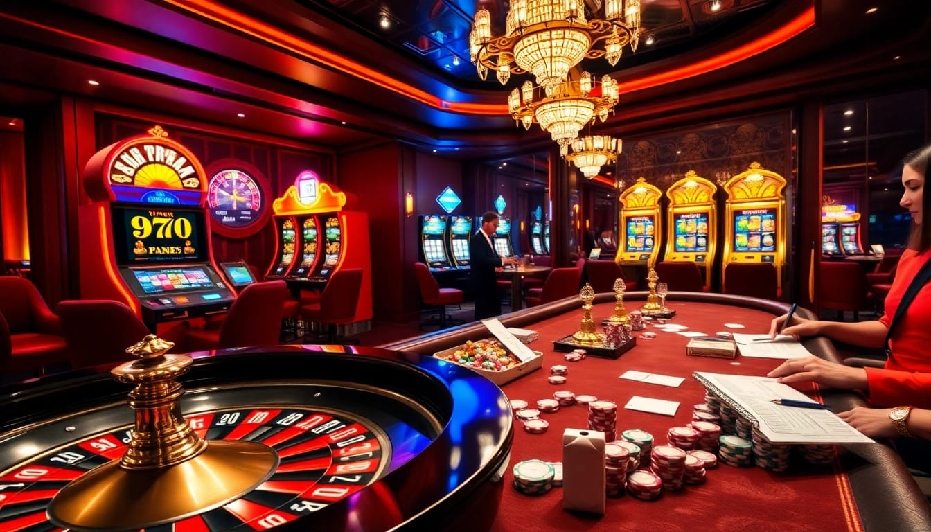 Vivez l'excitation au meilleure casino en ligne avec des tables de jeu vibrantes et des joueurs excités
