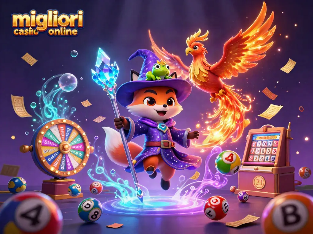 Gioca nei migliori casino online con un fantastico wizard e un fenice in un mondo incantevole