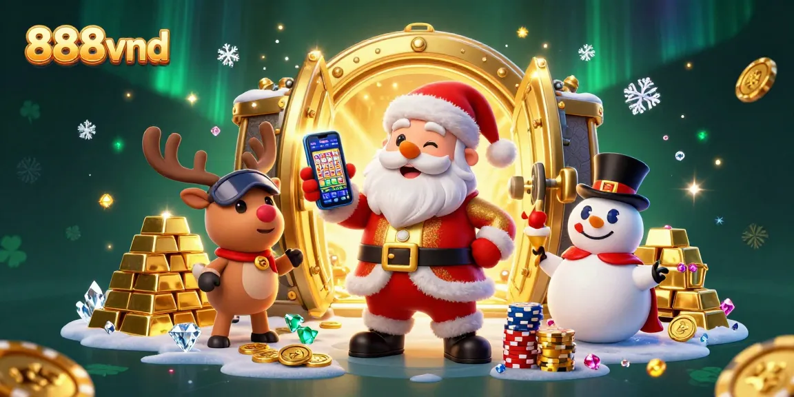 Spin the reels at 888vnd and watch as treasures shine and jackpots burst in celebration.