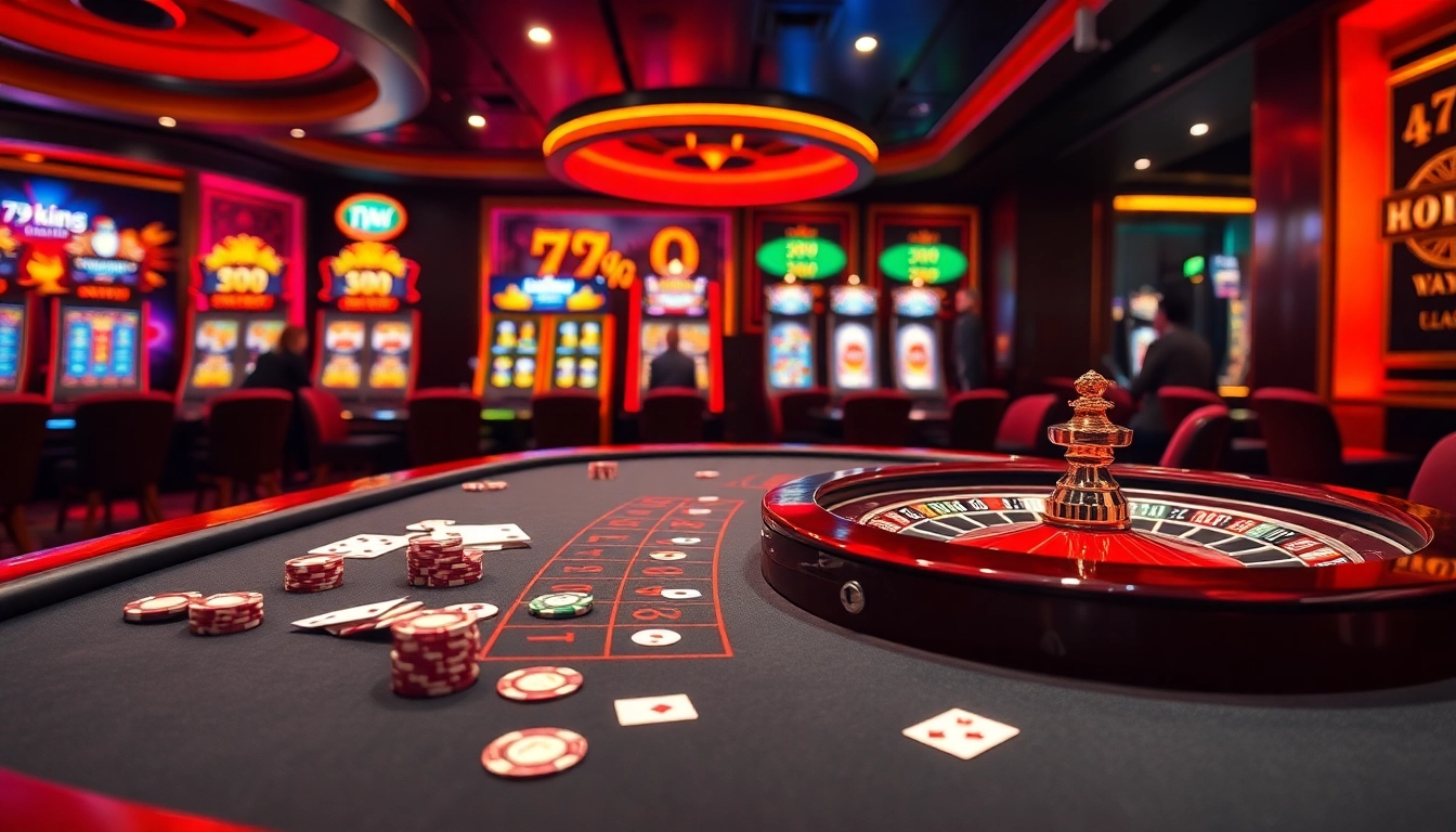 Experience the thrill of 79king com with an exciting casino scene filled with vibrant gaming action.