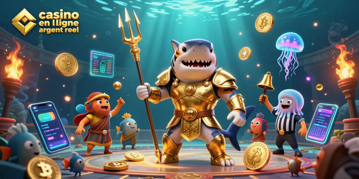 Jouez au casino en ligne argent réel et découvrez des jeux captivants sous l'eau.