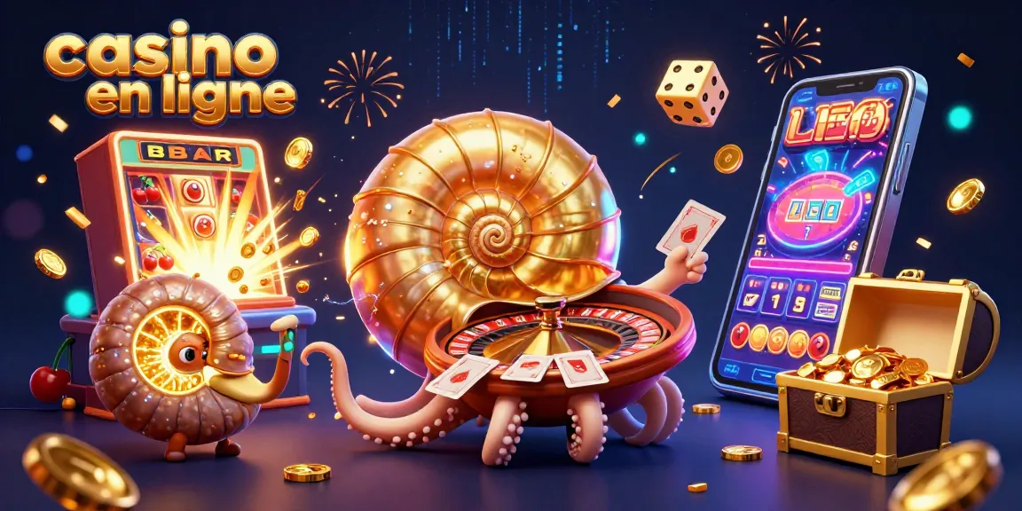 Le casino en ligne offre une machine à sous explosive avec un nautilus géant animant les jeux de casino.