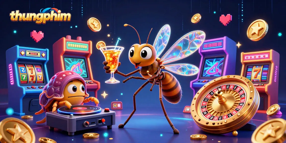 Engage in winning gameplay at thungphim with a vibrant 3D casino scene featuring dynamic characters and gambling elements.