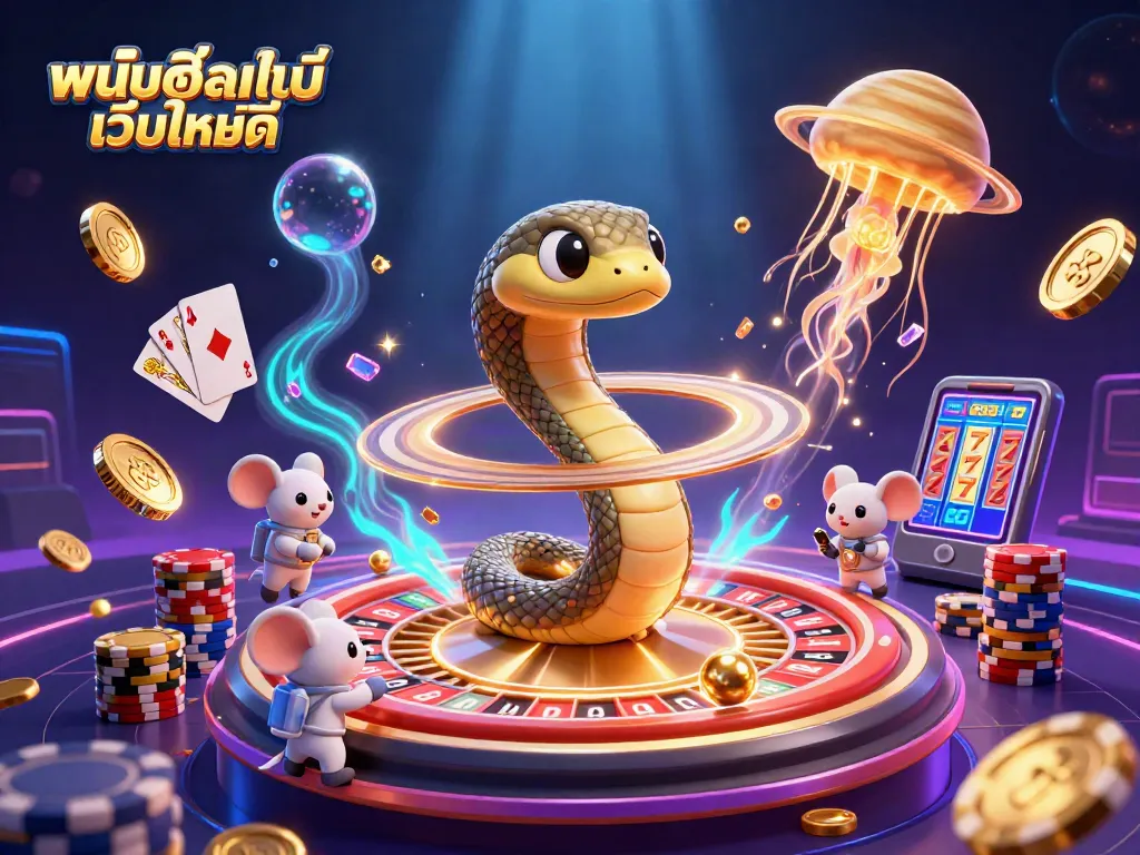เดิมพันที่เว็บไซต์พนันออนไลน์ เว็บไหนดี และชนะรางวัลมากมายในบรรยากาศคาสิโนแนวอนาคต