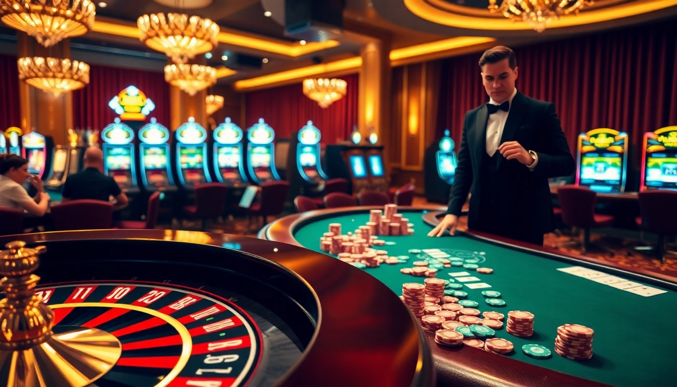 Découvrez l'excitation du meilleure casino en ligne avec des actions vibrantes de roulette et de poker.
