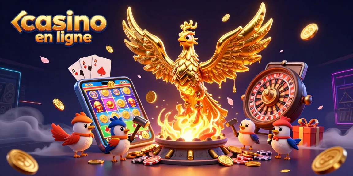 Les joueurs découvrent des jeux sur un smartphone dans un casino en ligne coloré et dynamique.