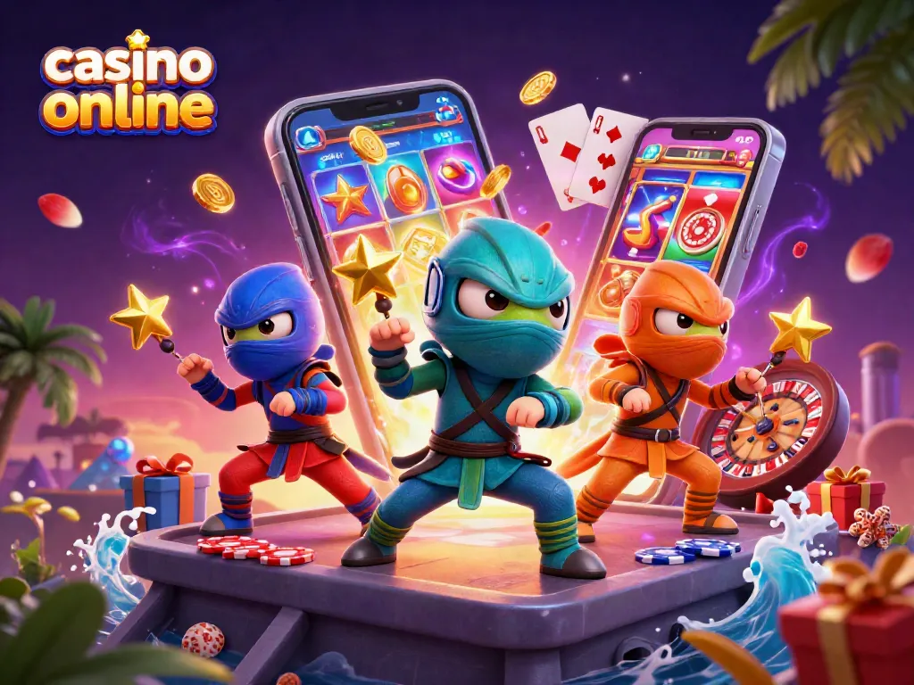Disfruta de la emoción en el mejor casino online mientras juegas con un equipo de camaleones guerreros.