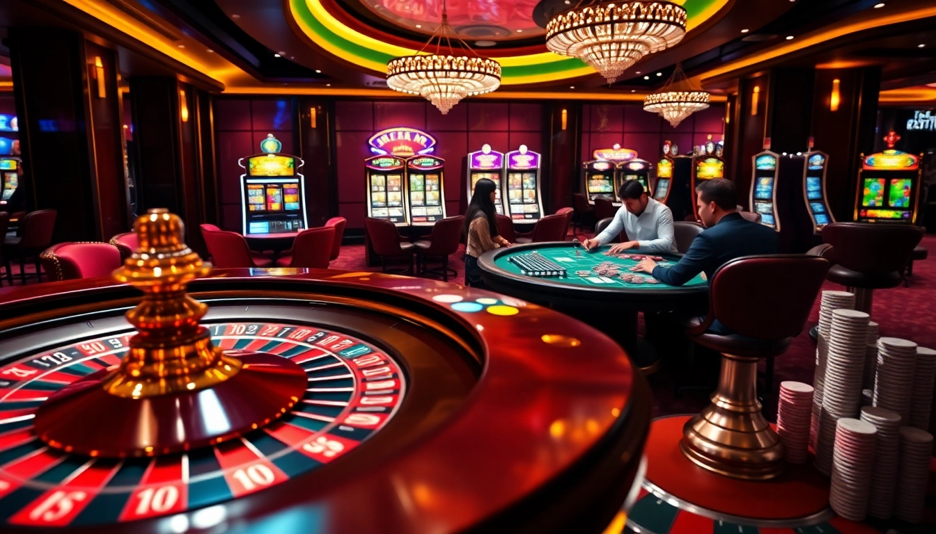 Excitation à enjeux élevés à la meilleure casino en ligne avec roulette, poker et machines à sous.
