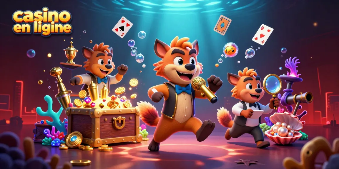 Les hyènes amusantes du casino en ligne présentent des spectacles brillants.