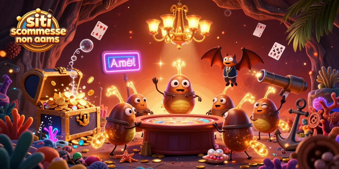 Scommetti sui siti scommesse non AAMS con questa scena di casinò naturale illuminata da lucciole