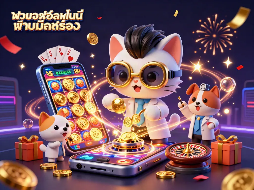 แทงบอลออนไลน์ ผ่าน มือถือ และการพนันฟุตบอลที่น่าตื่นเต้นในภาพ 3D แสดงการสาธิตความสนุก
