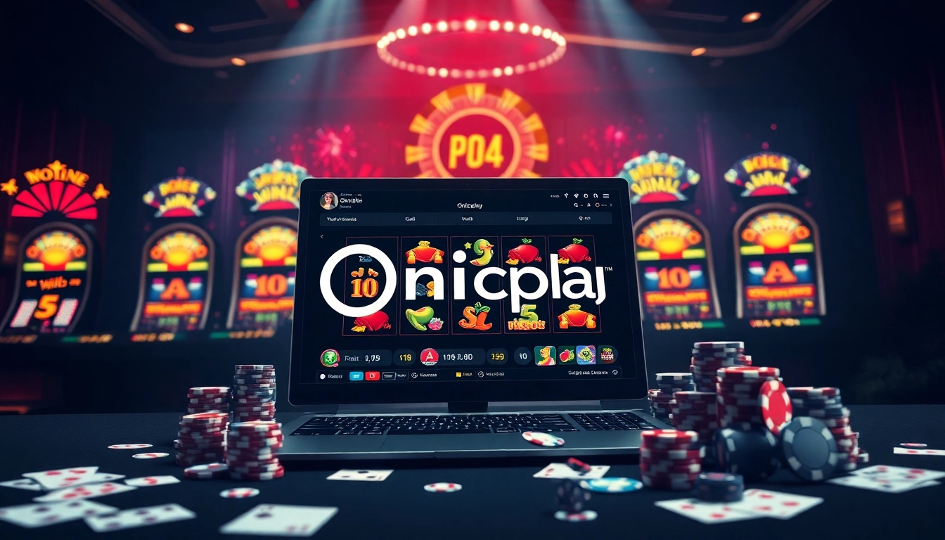 Experience thrilling online gambling with Onicplay's exciting slot games and vibrant winnings.