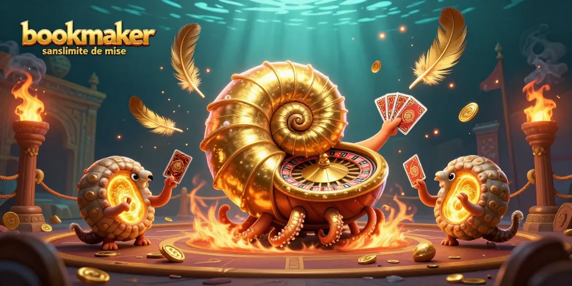 Pariez sans limite avec le bookmaker sans limite de mise dans une scène dynamique de casino.