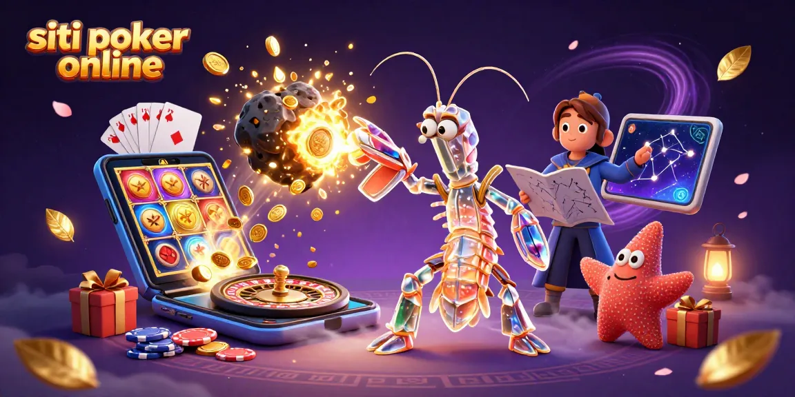 I migliori siti poker online animati con un granchio galattico, slot e carte scintillanti.