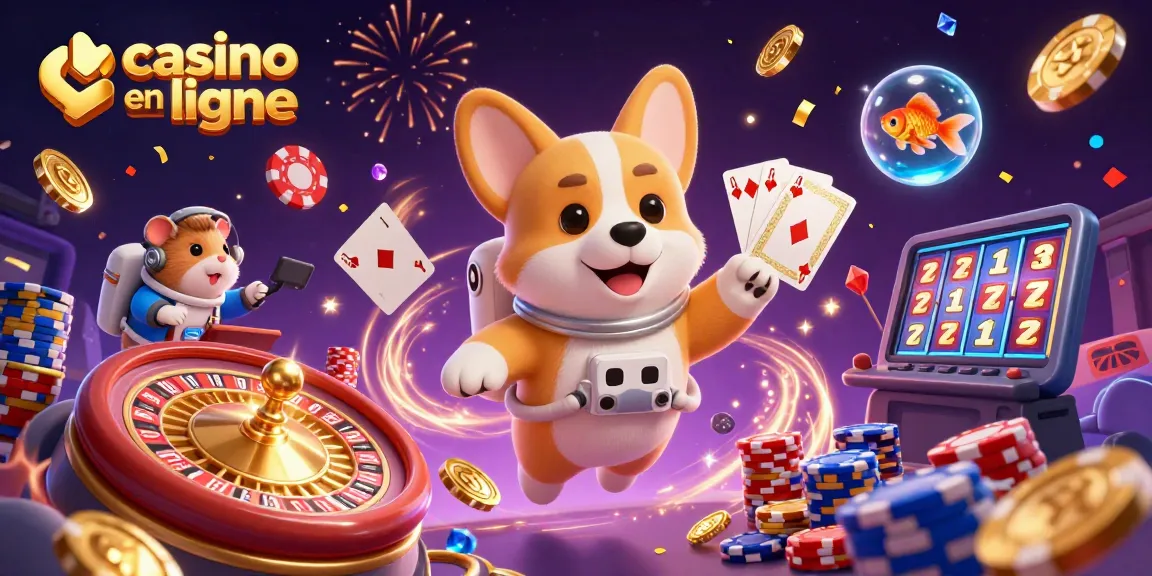 Profitez des jeux de casino en ligne avec des personnages animés et des effets étincelants.