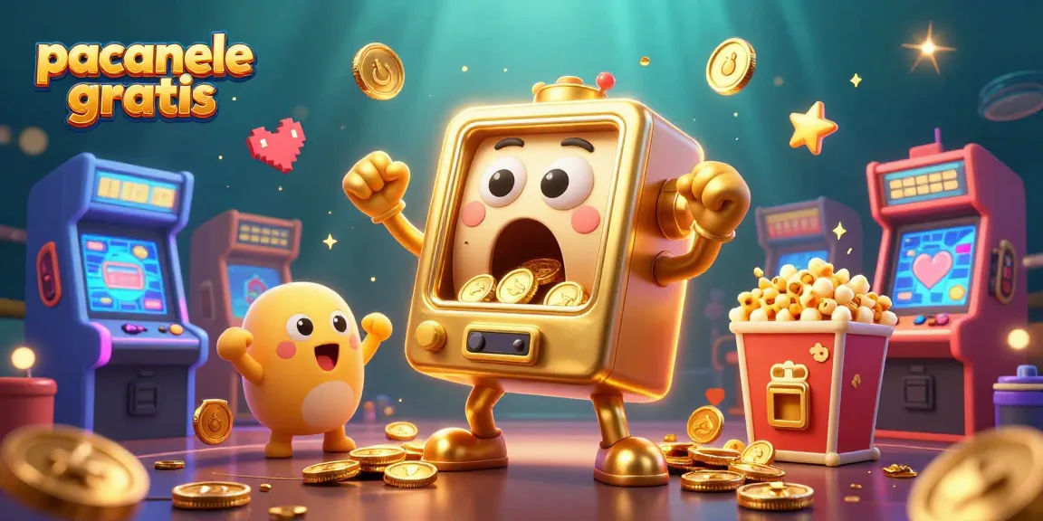 Joacă păcănele gratis și câștigă premii cu sloturi animate și distractive.