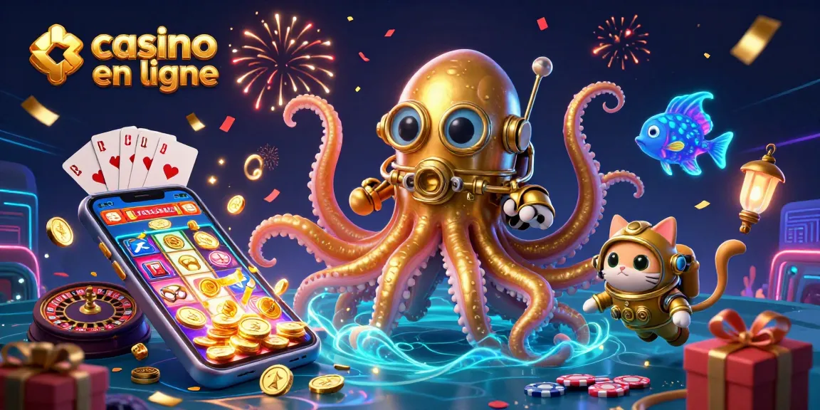 Plongez dans l'univers des jeux de casino en ligne avec une illustration numérique captivante.