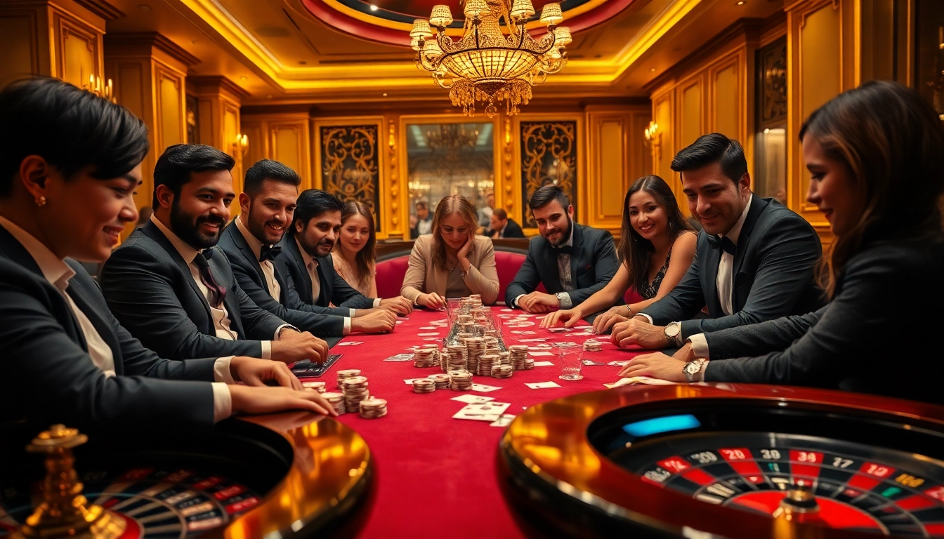 Vivez des expériences de jeu palpitantes dans un casino en ligne fiable en France avec des joueurs engagés autour d'une table de poker.