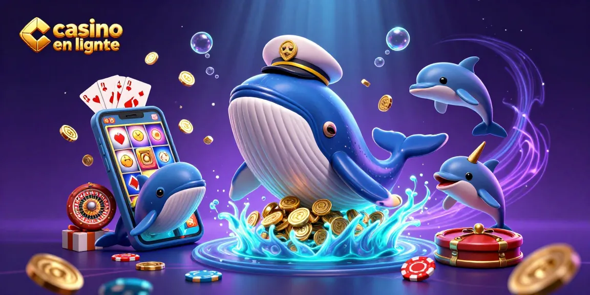 Casino en ligne : un immense baleine en costume de capitaine, des dauphins, et un jeu amusant.