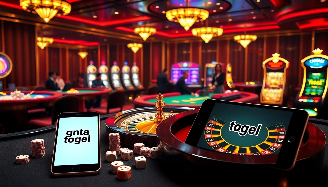 Experience thrilling moments at gta togel while playing at luxurious casino tables.