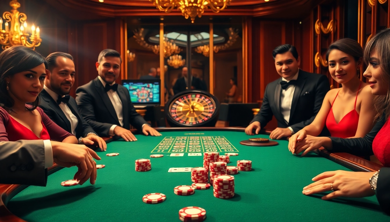 Vivez l'excitation de meilleure casino en ligne avec une partie de poker à enjeux élevés dans un cadre luxueux.