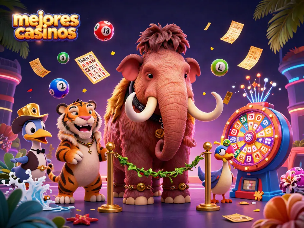 Descubre los mejores casinos mientras el mamut de seguridad verifica identificaciones y el dodo hace de portero.