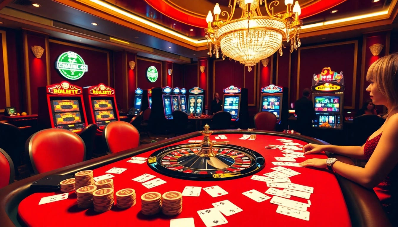 Découvrez l'excitation du meilleur casino en ligne avec des tables de jeu vibrantes et des machines à sous lumineuses.
