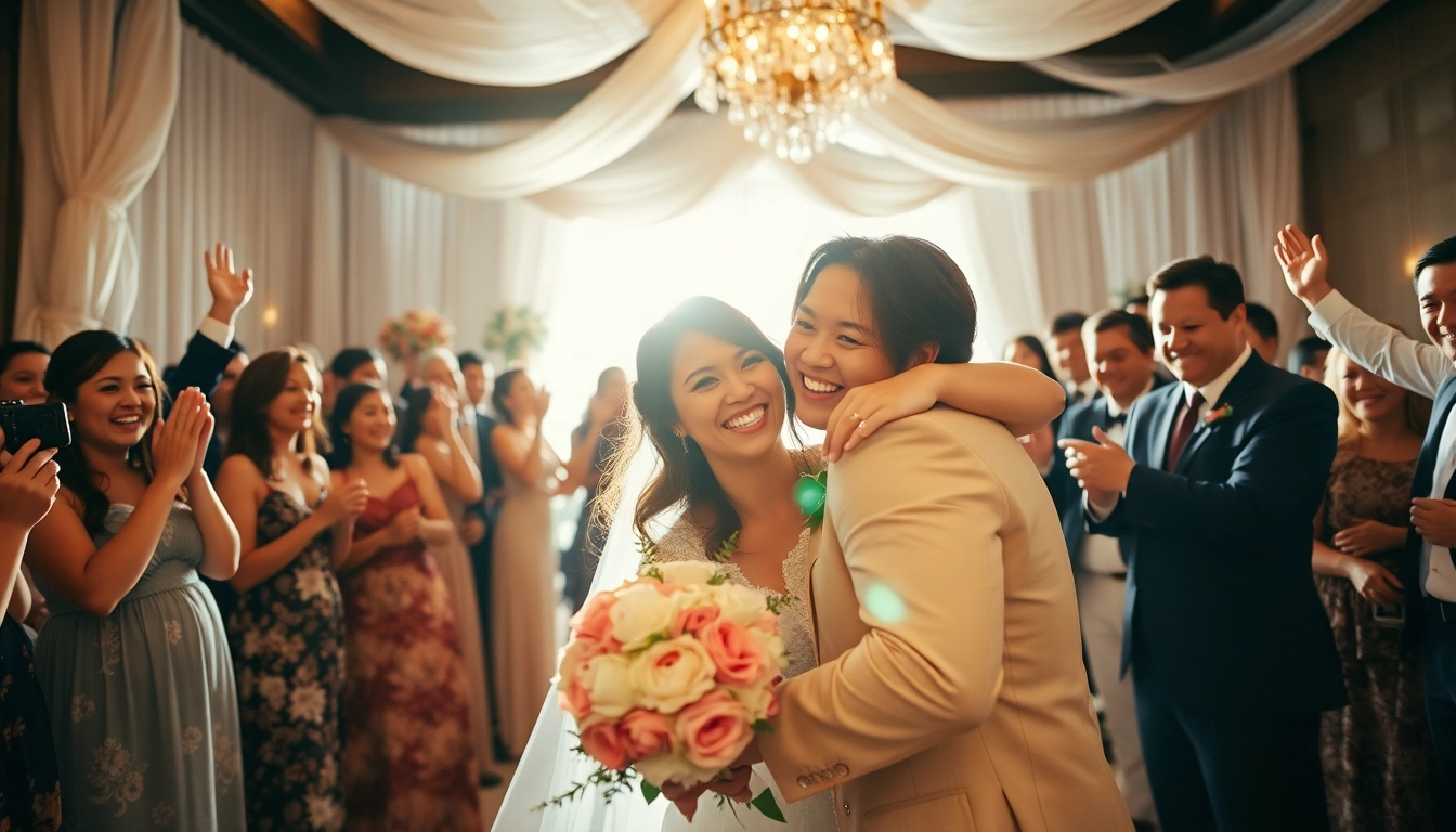 Capture of an Edmonton videographer documenting a couple's special wedding moment.