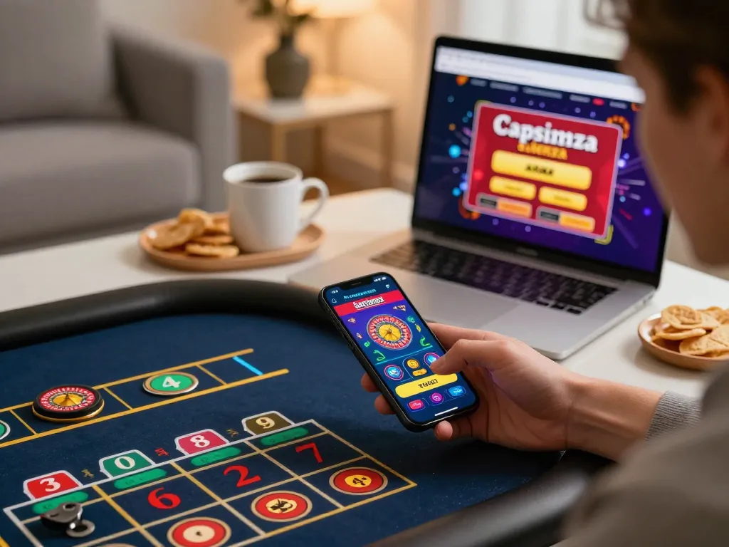Engaging in an online casino session using a smartphone app for casino senza licenza adm.