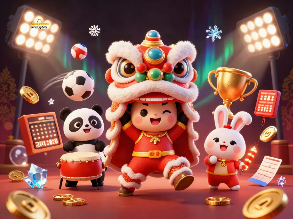 Join the excitement at the best online casino Malaysia with vibrant 3D characters engaging in a dynamic casino atmosphere.