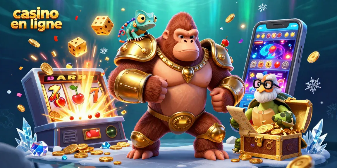 Gagnez avec les machines à sous dans ce casino en ligne dynamique et coloré.