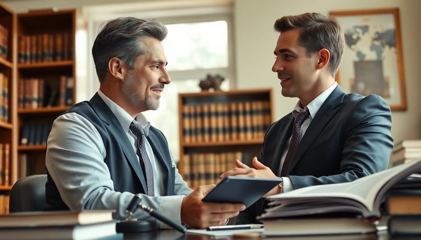 Clearwater truck accident attorney providing expert legal advice in a warm office setting.