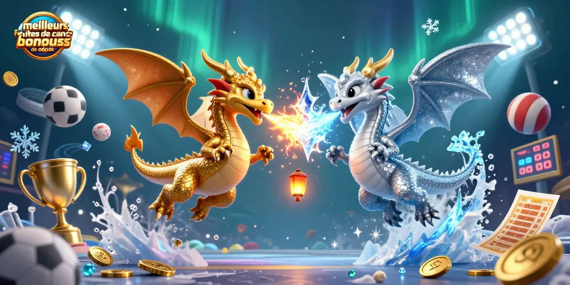 Visualisez les meilleurs sites de casino sans bonus de dépôt avec dragons et éléments de jeu.