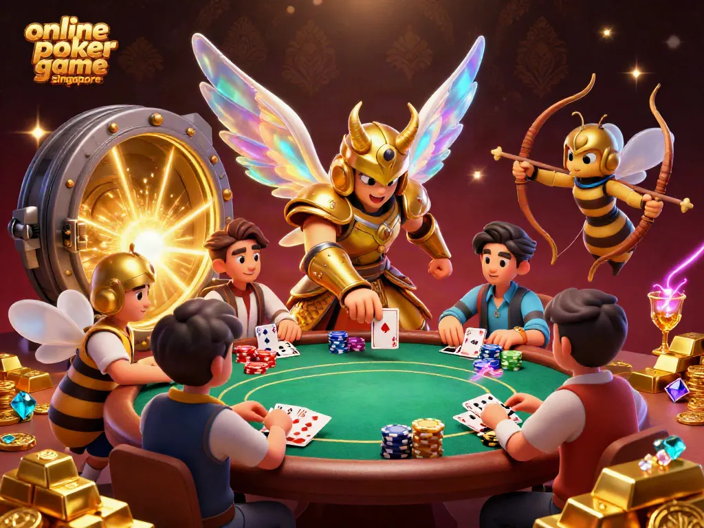 Engage in the vibrant online poker game Singapore with dynamic characters and rich graphics.