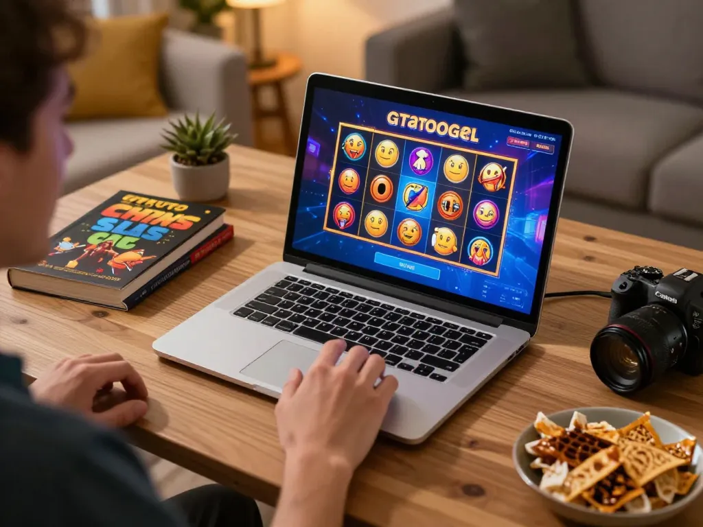 Experience the thrill of slots on GTAtogel with an exciting online gaming setup.
