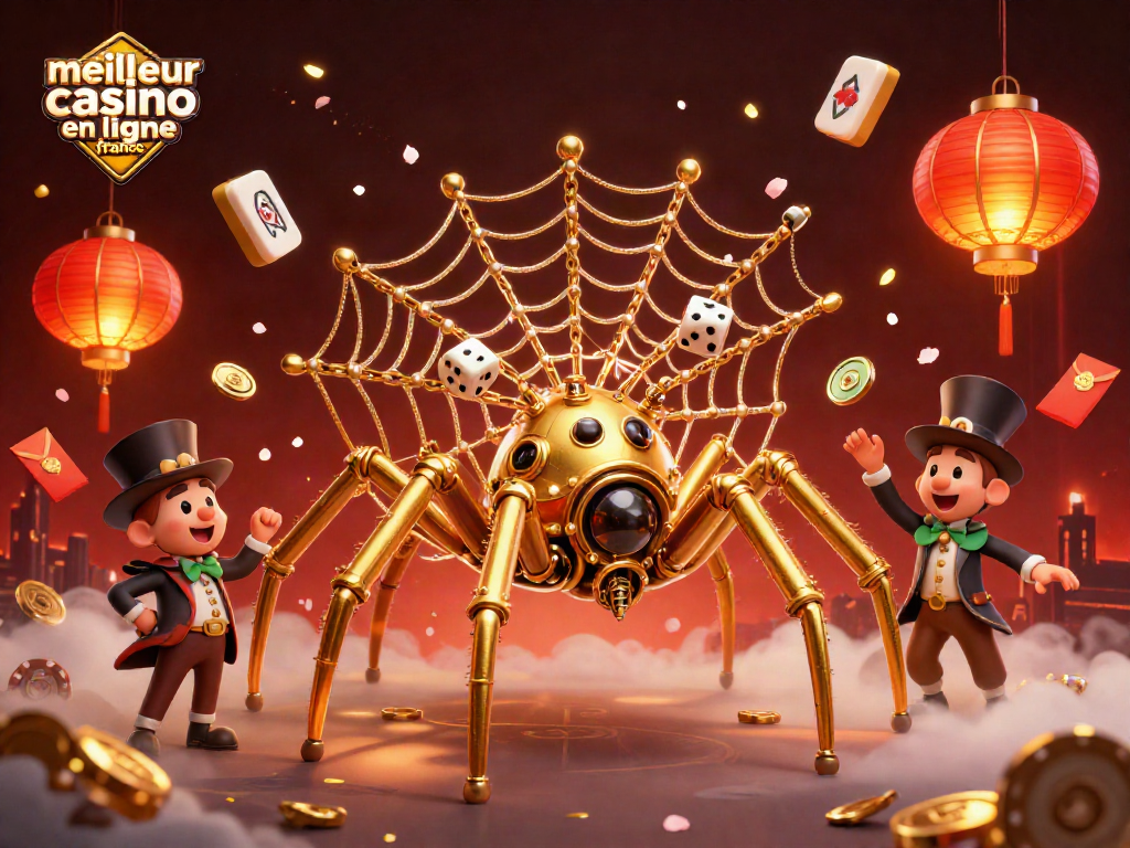 Lancez des dés dans le meilleur casino en ligne France avec ambiance festive et personnages animés.