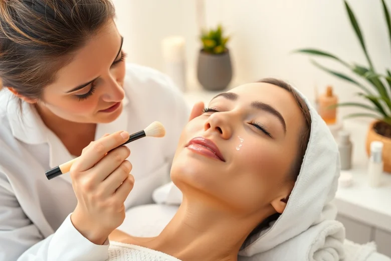 Experience glowing skin with VI Peel Nyack treatment in a calming spa atmosphere