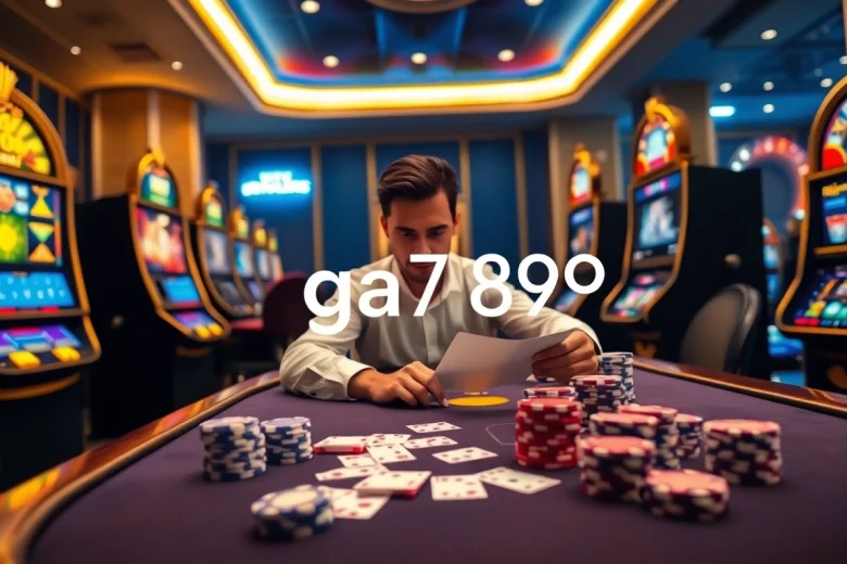 Experience intense gameplay and high-stakes action with ga6789 in a luxurious casino setting.