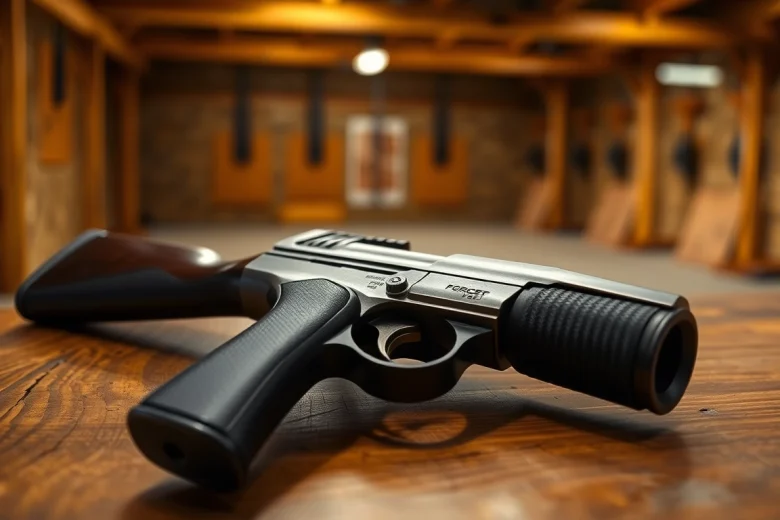 Examine the forced reset trigger mechanism showcasing its sleek design and engineering.