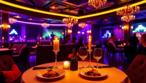 Experience an unforgettable Dinner SXM at Club Noir, showcasing gourmet meals in a luxurious nightlife setting.