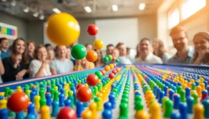 Menikmati keseruan demo plinko di papan permainan yang penuh warna.