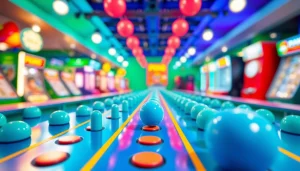 Permainan plinko demo menarik saat bola jatuh melalui penyangga, menyajikan momen yang seru.