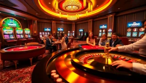 Experience the thrill of ww88 online casino with vibrant games, roulette, and poker tables.