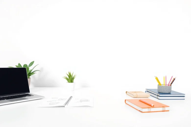 Using a white full screen for improved Zoom lighting in a professional workspace