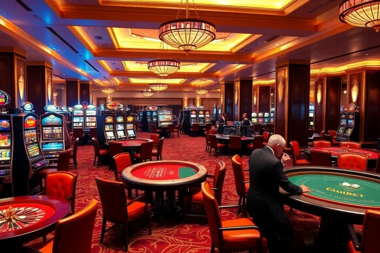 Experience the excitement of thabet with professional gambling in a luxurious casino setting.