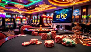 Experience the thrill of rik vip gambling with vibrant casino tables and engaging gaming visuals.
