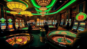 Hoạt động casino với cược cao, trình diễn các chiến lược cg 79 trên bàn roulette và poker.