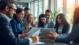 Trusted migration agent in Australia supporting clients with visa applications in a modern office.