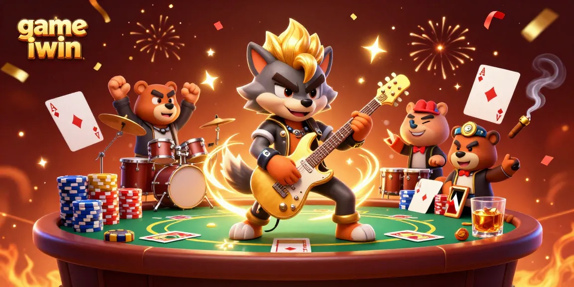 Engage with thrilling gameplay at game iwin, showcasing animated casino characters in action.
